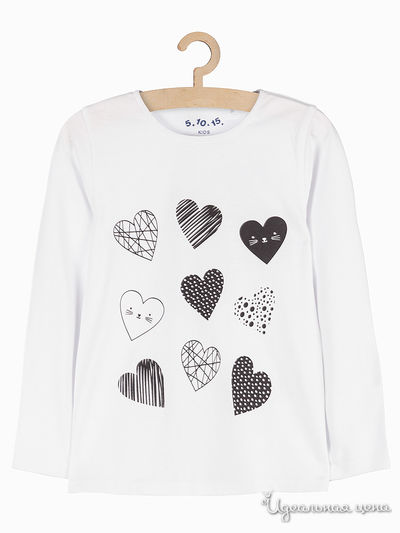 Лонгслив 5.10.15, цвет белый