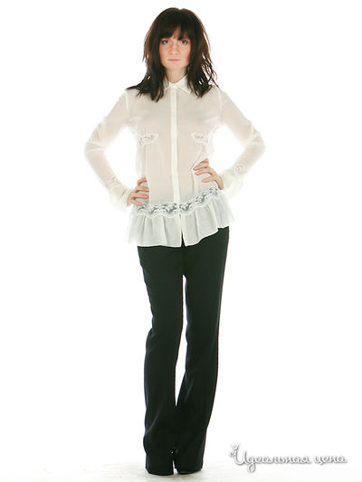 Блуза SOCIETA&ATOS LOMBARDINI, цвет цвет белый