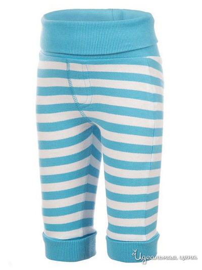 Брюки 5.10.15, цвет белый-бирюзовый