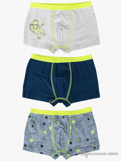 Трусы, 3 шт 5.10.15, цвет мультиколор