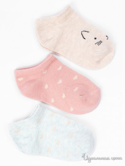 Носки, 3 шт 5.10.15, цвет мультиколор