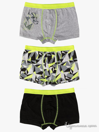Трусы, 3 шт 5.10.15, цвет мультиколор