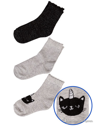 Носки, 3 пары 5.10.15, цвет мультиколор