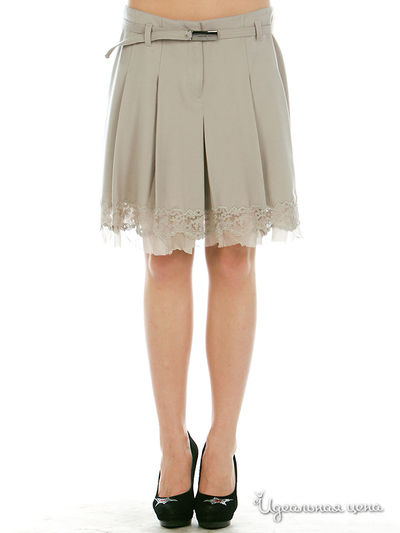 Юбка SOCIETA&ATOS LOMBARDINI, цвет цвет бежевый