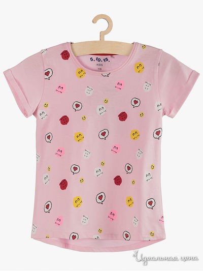 Футболка 5.10.15, цвет розовый