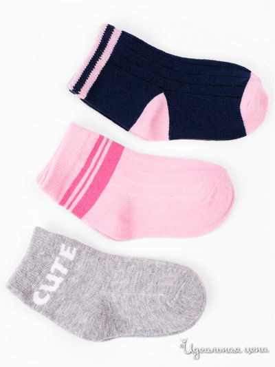 Носки, 3 шт 5.10.15, цвет мультиколор