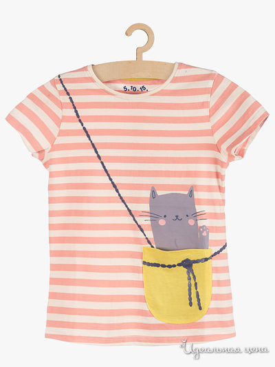 Футболка 5.10.15, цвет розовый