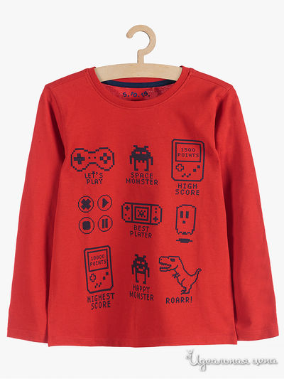 Лонгслив 5.10.15, цвет красный