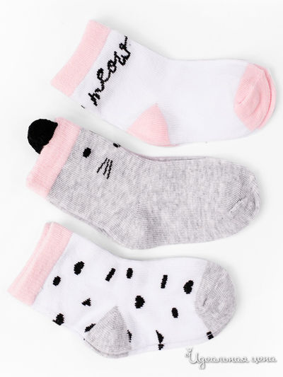 Носки, 3 пары 5.10.15, цвет мультиколор