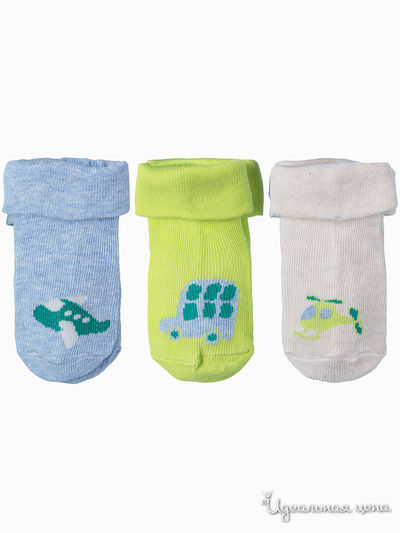 Носки, 3 пары 5.10.15, цвет мультиколор