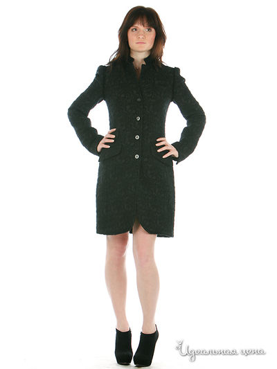 Пальто SOCIETA&ATOS LOMBARDINI, цвет цвет черный