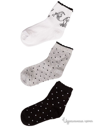 Носки, 3 пары 5.10.15, цвет мультиколор