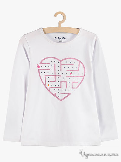 Лонгслив 5.10.15, цвет белый