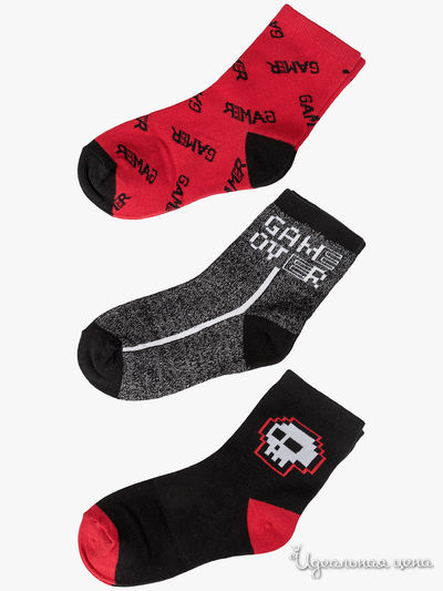 Носки, 3 пары 5.10.15, цвет мультиколор