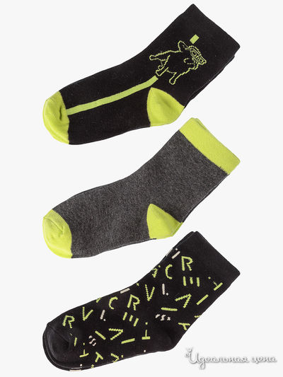 Носки, 3 пары 5.10.15, цвет мультиколор