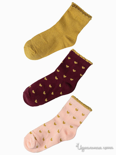 Комплект носков, 3 пары 5.10.15, цвет мультиколор