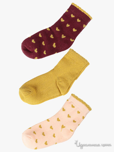 Комплект носков, 3 пары 5.10.15, цвет мультиколор