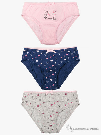 Комплект трусов, 3 шт 5.10.15, цвет мультиколор