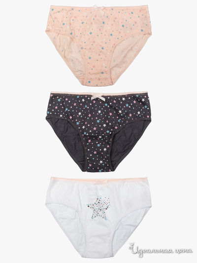 Комплект трусов, 3 шт 5.10.15, цвет мультиколор