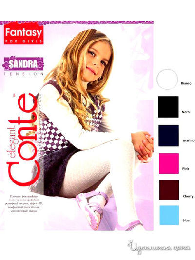 Колготки CONTE, цвет вишневый