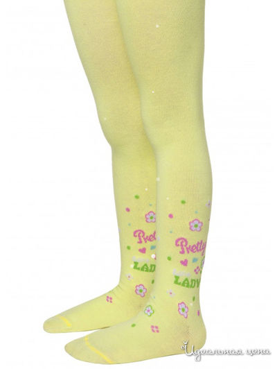 Колготки CONTE, цвет желтый