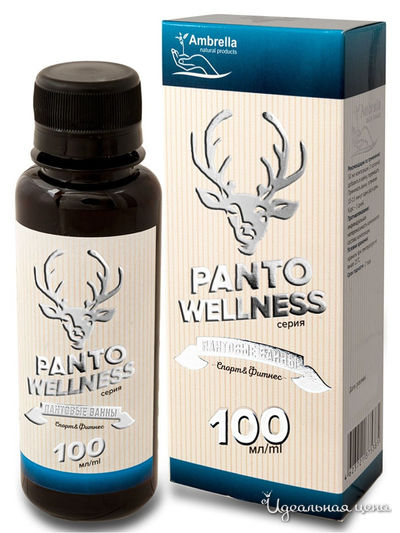 Пантовая ванна "Спорт-Фитнес", 100 мл, Амбрелла