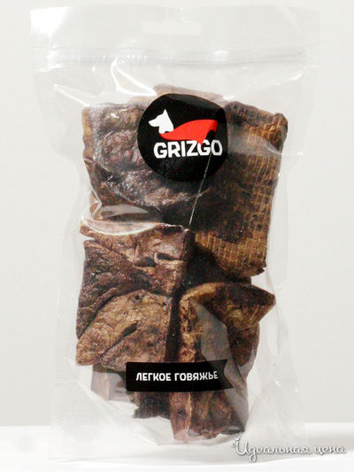 Легкое говяжье крупное, 100 г GRIZGO, цвет Коричневый