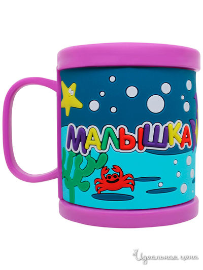 Детская кружка 3D с надписью "Малышка", 300 мл Be Happy, цвет мультиколор