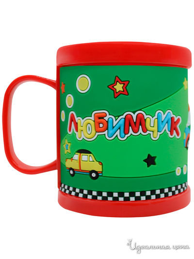 Детская кружка 3D с надписью "Любимчик", 300 мл Be Happy, цвет мультиколор