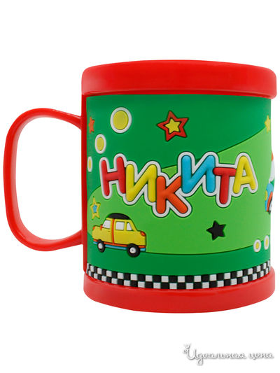 Детская кружка 3D с именем "Никита", 300 мл Be Happy, цвет мультиколор