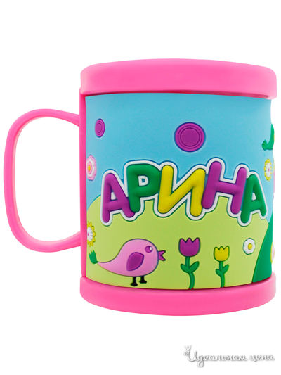 Детская кружка 3D с именем "Арина", 300 мл Be Happy, цвет мультиколор