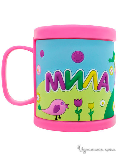 Детская кружка 3D с именем "Мила", 300 мл Be Happy, цвет мультиколор