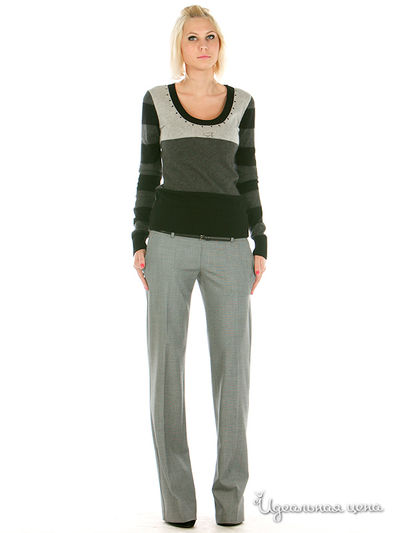 Свитер SOCIETA&ATOS LOMBARDINI, цвет цвет черный / серый