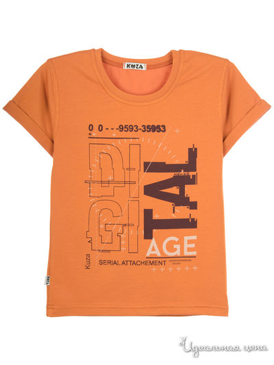 Футболка Kuza, цвет терракотовый