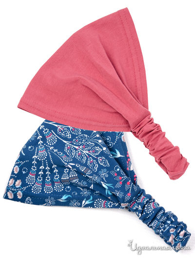 Бандана, 2 шт. Kuza, цвет малиновый, синий