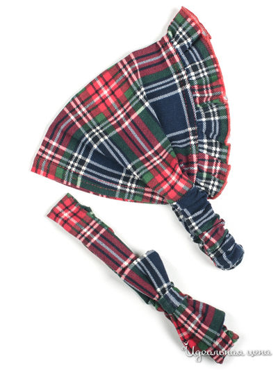 Набор: бандана и повязка Kuza, цвет синий, красный