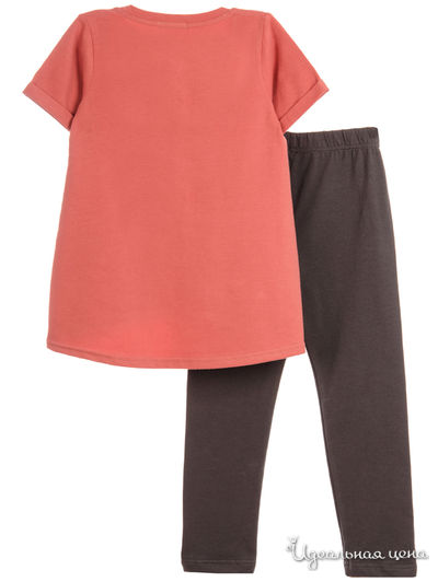 Костюм Kuza для девочки, цвет серый, терракотовый