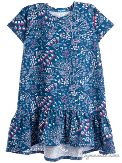 Платье Kuza, цвет синий, белый