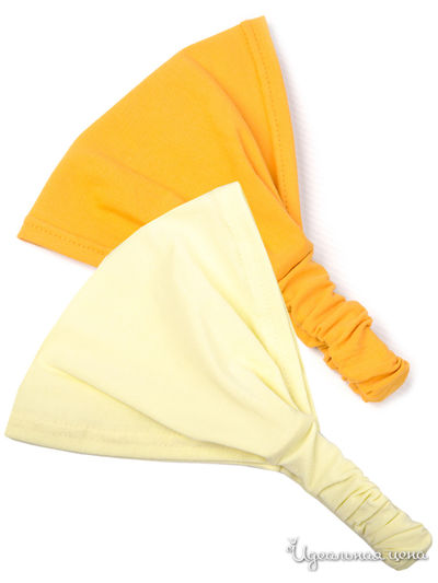 Бандана, 2 шт. Kuza, цвет желтый, горчичный