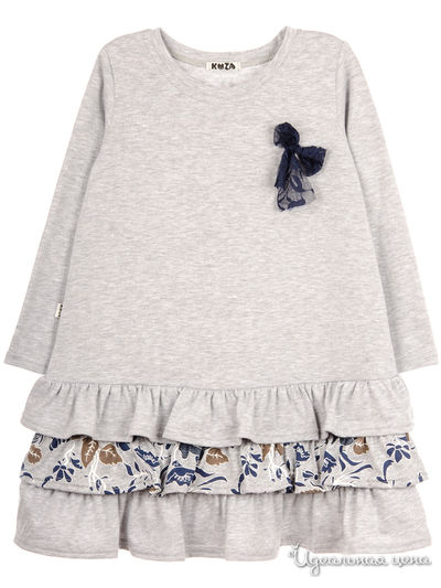 Платье Kuza, цвет серый, синий