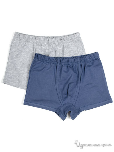 Трусы, 2 шт. Kuza, цвет темно-серый, синий