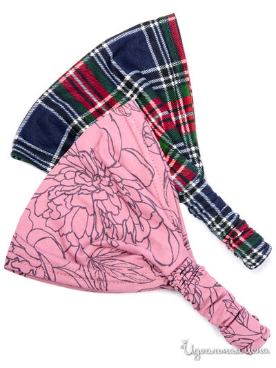 Бандана, 2 шт. Kuza, цвет розовый, синий, красный