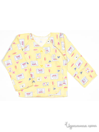 Распашонка Kuza, цвет желтый