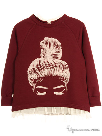 Свитшот Kuza, цвет бордовый