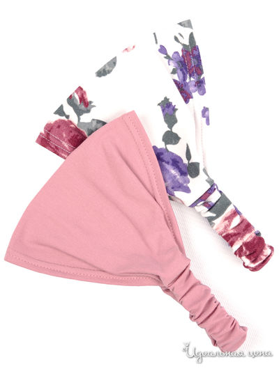 Бандана, 2 шт. Kuza, цвет белый, розовый