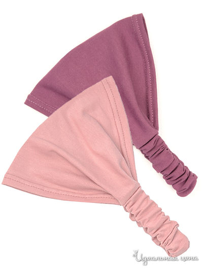 Бандана, 2 шт. Kuza, цвет фуксия, розовый