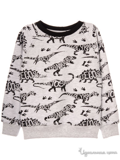 Свитшот Kuza, цвет серый, черный