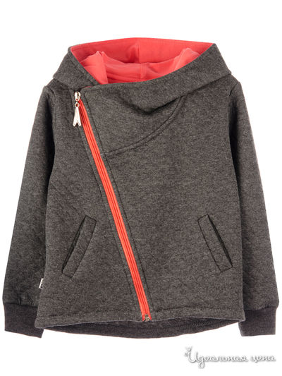 Толстовка Kuza, цвет серый, коралловый
