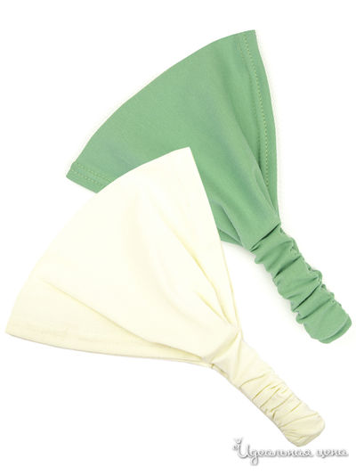 Бандана, 2 шт. Kuza, цвет ментоловый, молочный