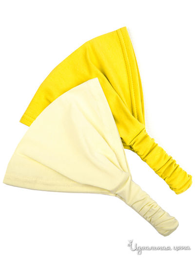 Бандана, 2 шт. Kuza, цвет желтый